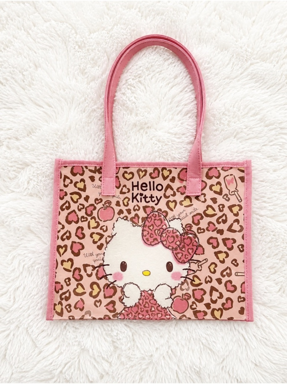 Sanrio Hello Kitty Leopard Print tote